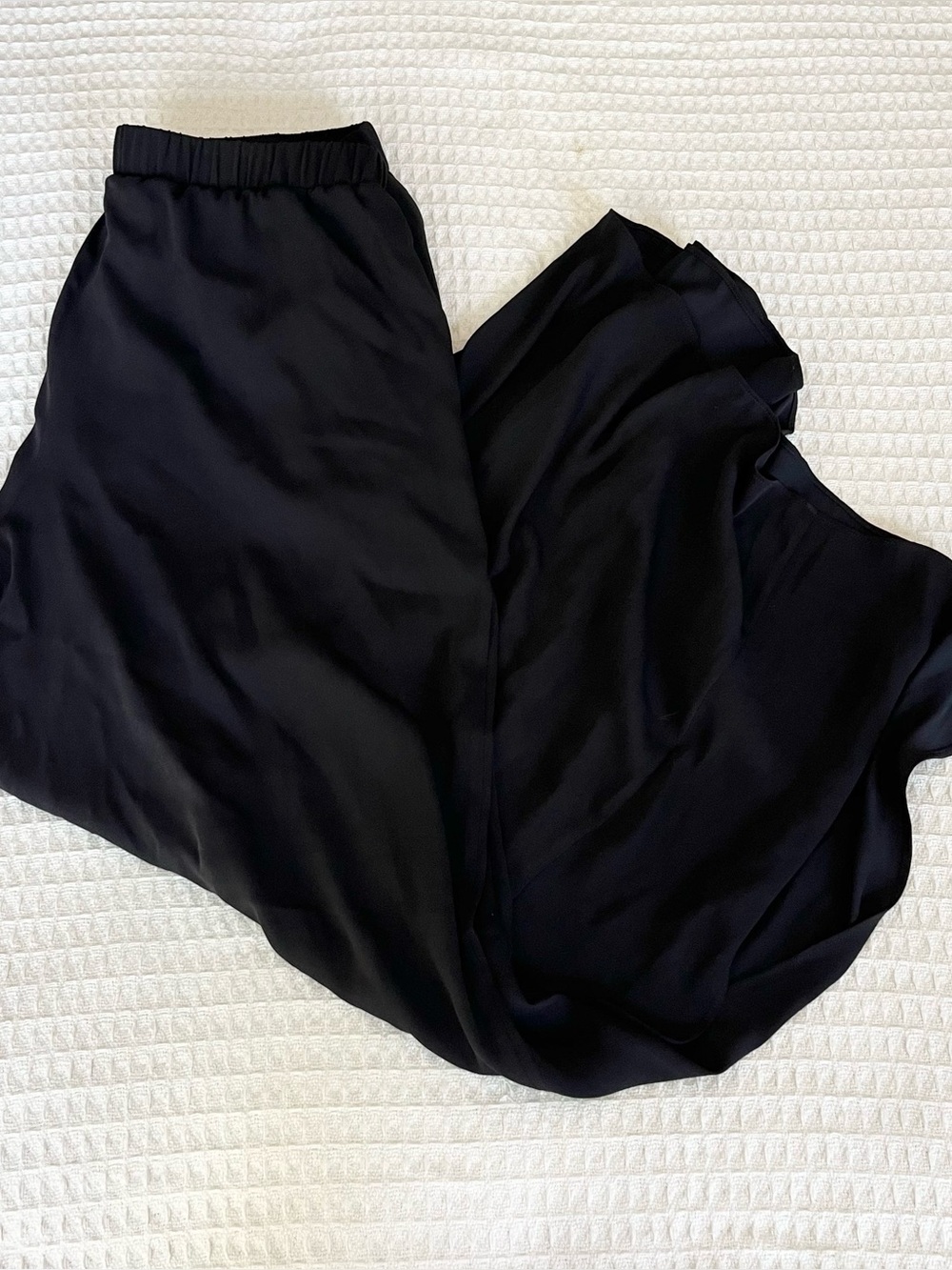 Express black wide leg flowy pants size large NWT
